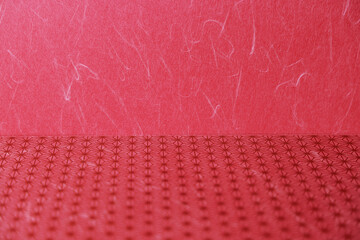 和紙と和柄_壁と地面