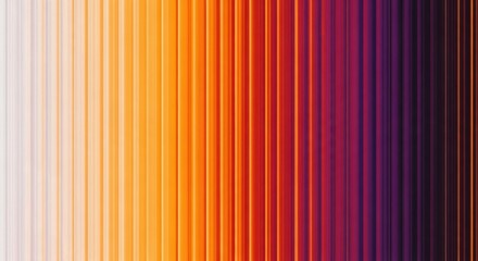 Obraz premium Abstract gradient of vertical stripes in warm colors from white to orange to purple isolated on white background