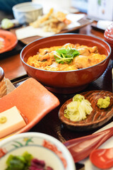 牡蠣と卵のとろける和風丼ランチ