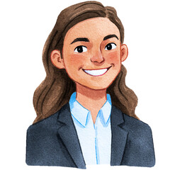 woman wearing business attire