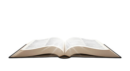 An open book with pages illuminated from within.