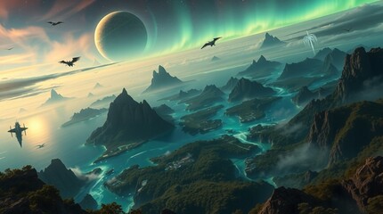 beautiful natural scenery background video wallpaper