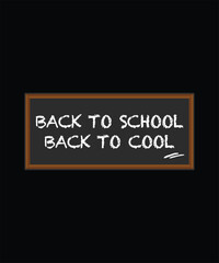 Obraz premium Back to School Cool Retro Vintage Design 