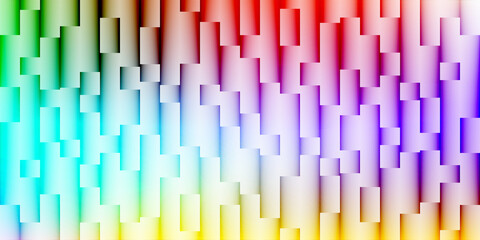 An abstract colorful pattern of lines like a group of plastic straws or felt pen art