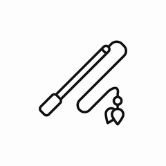 cat pet toy ribbon icon sign vector