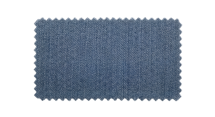Textured blue fabric swatch sample.