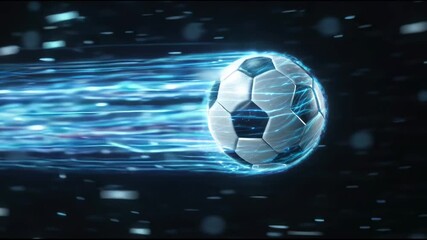 Fast Moving Soccer Ball - Powered by Adobe