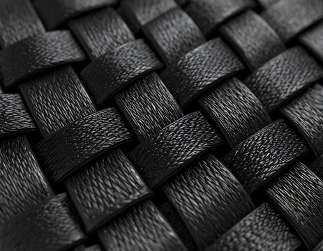 A Full-Screen Macro of a Woven Nylon Strap