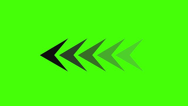 Directional Arrow Loop Animation for Video Overlay