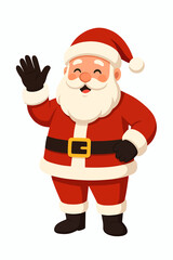 cartoon santa claus