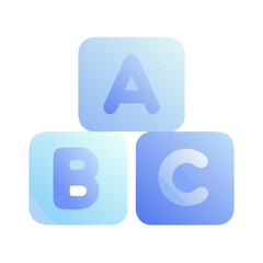Abc blocks, a simple and educational toy