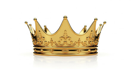 Golden crown symbolizing royalty, power, and success