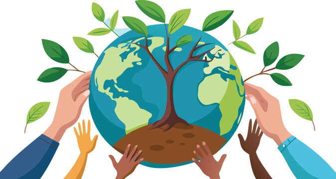 hands around the world image