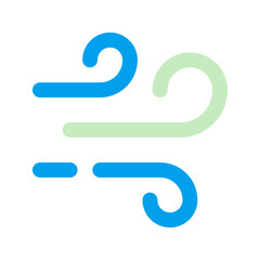 wind duo tone icon