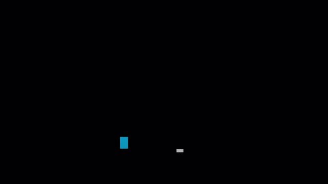 Modern lower third title bar animation video. Minimal clean lower third banner with smooth blue motion and dark background in video format.