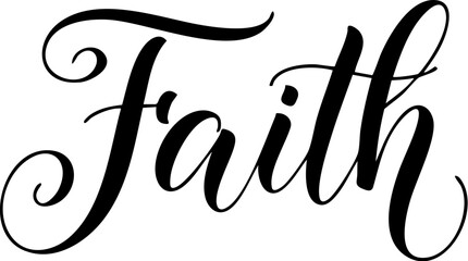 Faith elegant typography