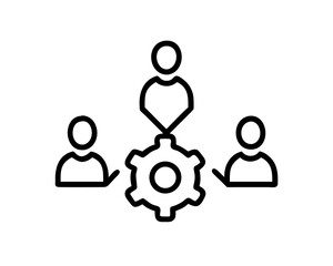 Illustration of teamwork and collaboration