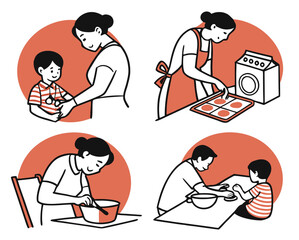 Mother and child activities