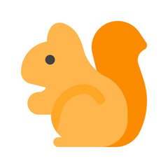squirrel flat icon