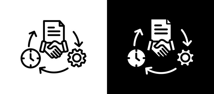 Project Management doublestyle icon