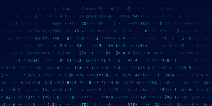 Futuristic pattern of blue hexagons for Business or Science background. Abstract hi-tech honeycomb mosaic. Medical research presentation. Vector Illustration backdrop. EPS 10