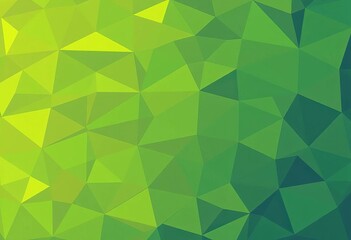 Abstract green triangular geometric pattern background Vector illustration, geometric background, template