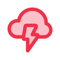 storm outline fill icon