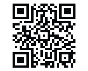 black and white qr code isolated on transparent background vector icon for scanning digital applications mobile apps website design and print projects perfect for modern technology illustration