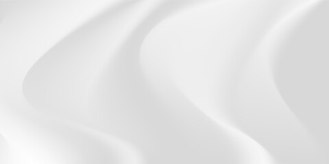 Smooth elegant white silk vector or satin luxury cloth texture background. White gray satin texture that is white silver fabric silk background. Soft shiny creased satin fabric folding texture.