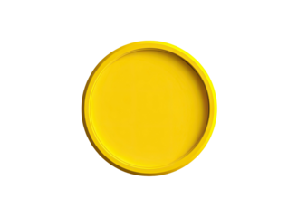 Shiny gold coin, centered, isolated on a black background