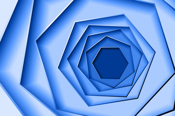 Gradient background. Abstract polygonal papercut smooth color composition.