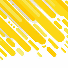 Obraz premium Vector Halftone Transition Abstract Wallpaper. Yellow And White Irregular Rounded Lines Background for modern flat web site design