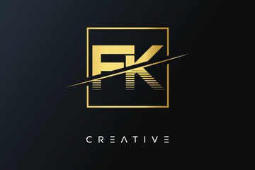 Opulent FK — Elegant Gold Branding Concept