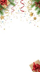 Christmas sale banner with discount offers festive decor home cheerful atmosphere celebratory theme