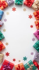 Christmas sale banner unwrap exciting discounts on festive gifts in an elegant holiday setting