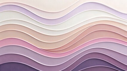 Minimal Gradient Background with Organic Pastel Layers, Contemporary Abstract Art Texture