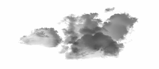 Fluffy White Cloud Texture Set – Realistic Sky Fog and Vapor Effect