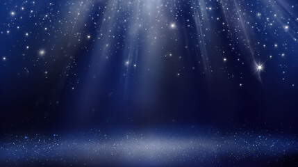 starry night sky background illustration