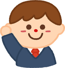 수능응원 남학생