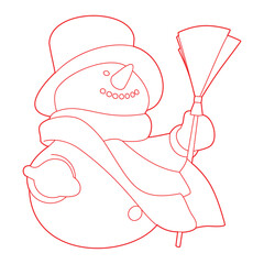 snowman - christmas time snowman - christmas time