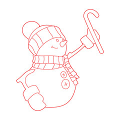 snowman - christmas time snowman - christmas time