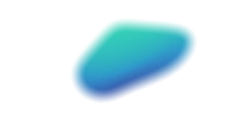 Abstract blurry gradient shape. mesh fluid liquid element. Soft light blob with aura gradation. Blended vibrant multicolor wave