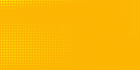 Dots yellow halftone yellow color pattern gradient grunge texture background abstract simple modern design