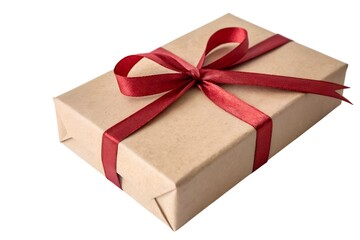 Obraz premium Kraft Rectangular Christmas Box