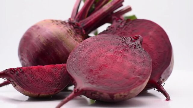 red beets with leaves