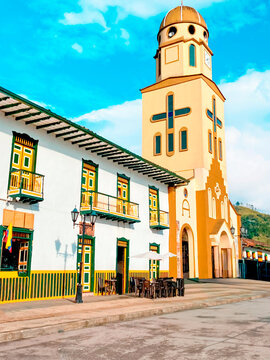 Salento, pueblo cultural cafetero. Colombia.