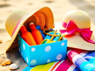 Holidays on the beach 