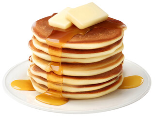 Fototapeta premium Pancake Stack with Syrup