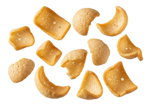 Kerupuk udang indonesian shrimp cracker isolated