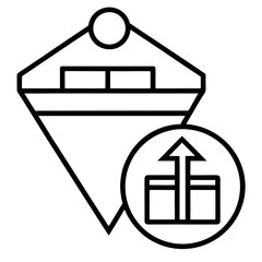 Real estate house icon vector illustration design symbol for a building logo